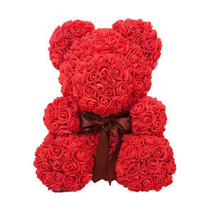 A Rose Bear - Red