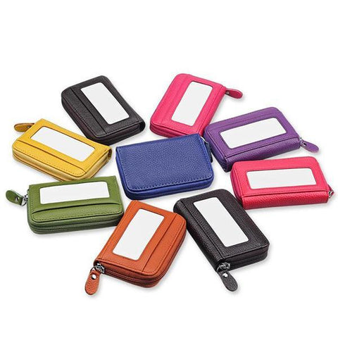 Image of RFID Genuine Leather Card Holder - SlickDecor.com