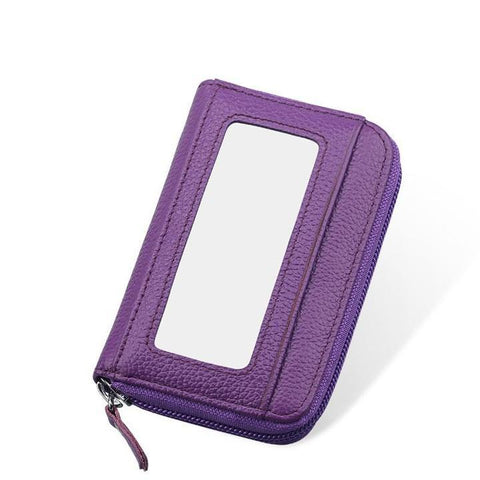 Image of RFID Genuine Leather Card Holder - SlickDecor.com