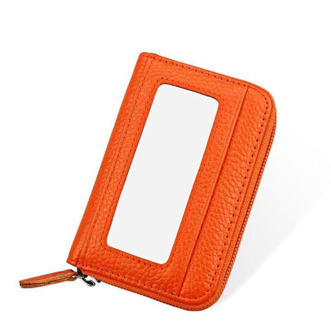 Image of RFID Genuine Leather Card Holder - SlickDecor.com