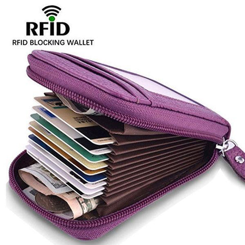 Image of RFID Genuine Leather Card Holder - SlickDecor.com