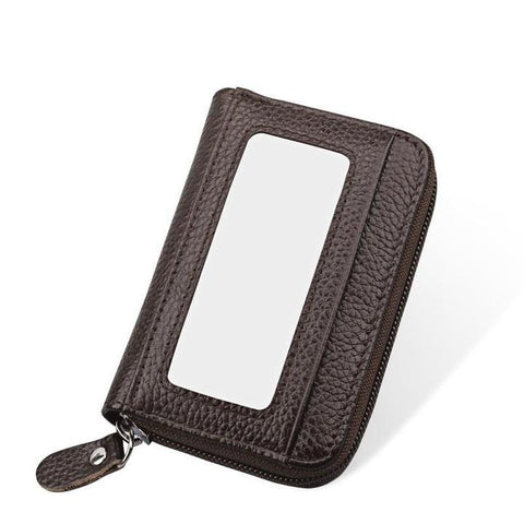 Image of RFID Genuine Leather Card Holder - SlickDecor.com