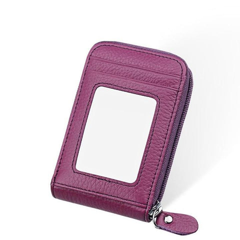 Image of RFID Genuine Leather Card Holder - SlickDecor.com