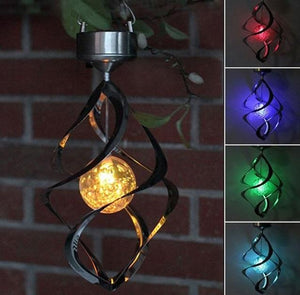 LED Color Changing Solar Wind Chime Light