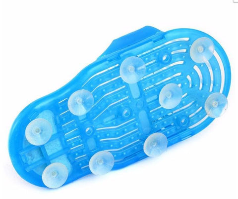 Image of Cleaning Brush Exfoliating Foot Shower Slippers