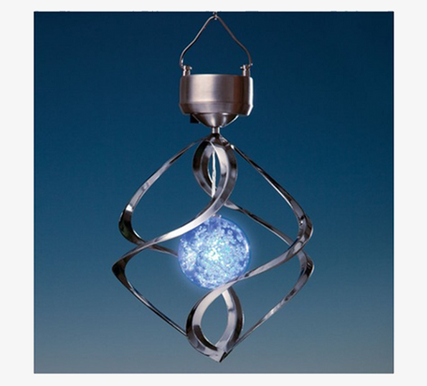 Image of LED Color Changing Solar Wind Chime Light