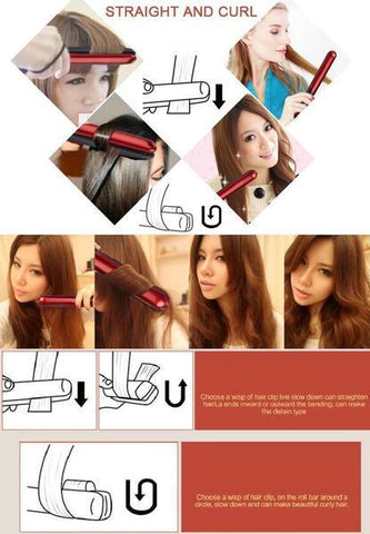 Image of Professional Steam Hair Straightener-Exquisite Box