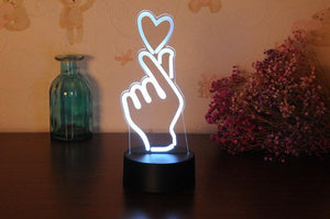 Show Love 3D Illusion Lamp