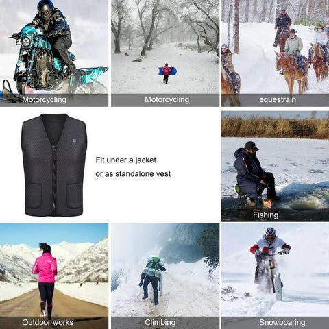 Image of USB Heated Outdoor Vest - SlickDecor.com