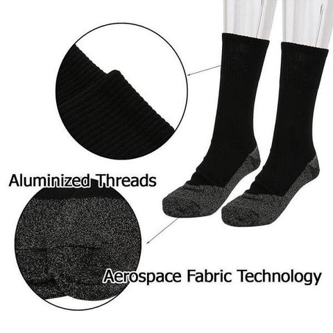 Image of Winter 35 Below Aluminized Insulation Fibers Heat Socks