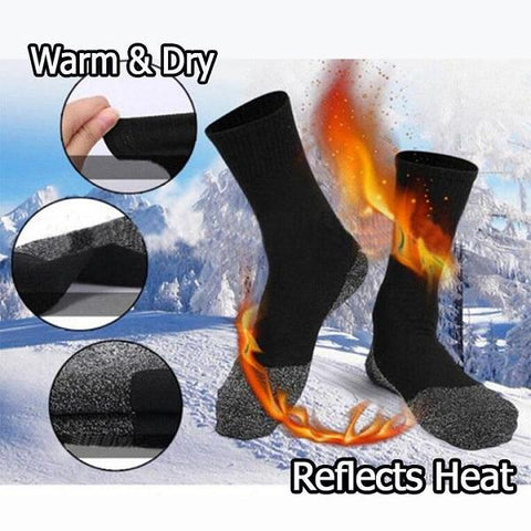 Image of Winter 35 Below Aluminized Insulation Fibers Heat Socks